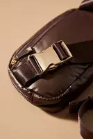 Metallic Puffer Belt Bag