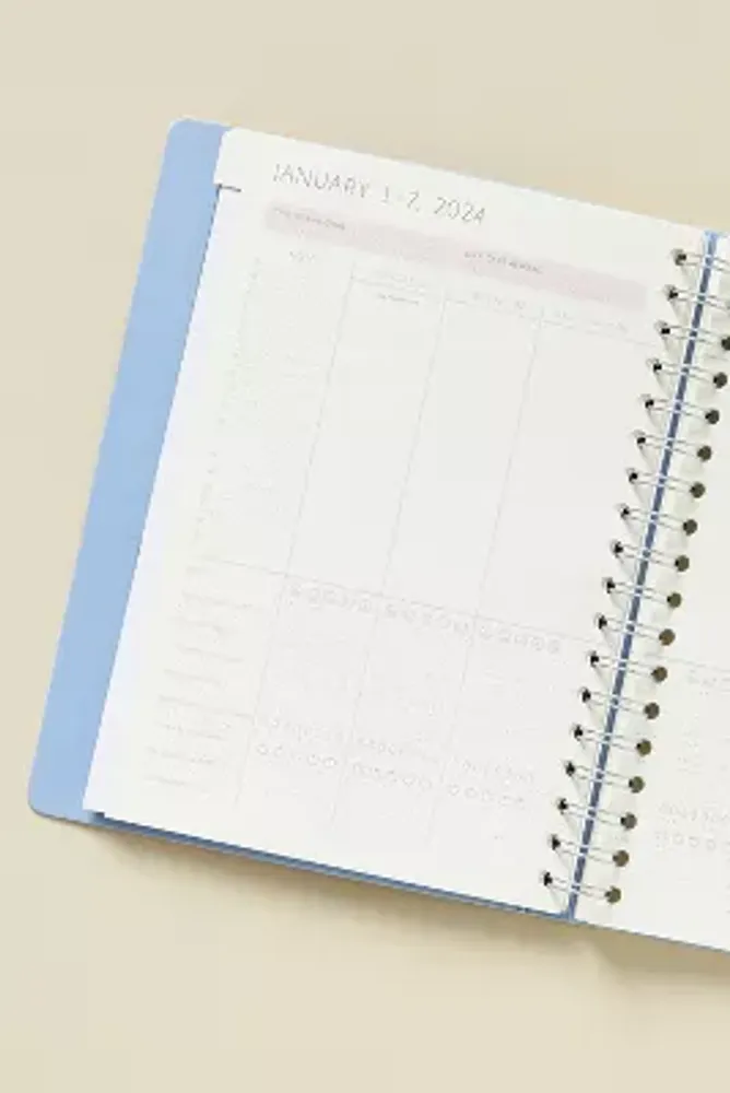 Paper Source 2024 Big Plans Weekly Self-Care Planner