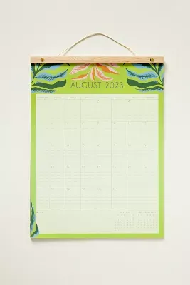 2023/24 Botanical 17-Month Family Wall Calendar