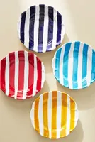 Vietri Amalfitana Striped Salad Plate