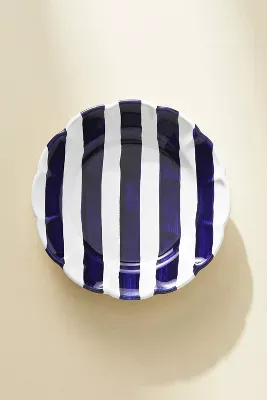 Vietri Amalfitana Striped Salad Plate