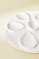 Vietri Lastra Oyster Plate