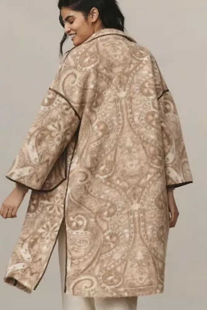By Anthropologie Multi Paisley Duster Kimono