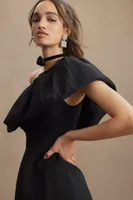 Sachin & Babi Garcelle Ruffled One-Shoulder Faille Mini Dress