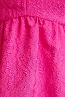 Sachin & Babi Puff-Sleeve V-Neck Mini Dress