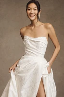 Wtoo by Watters Phoebe Strapless Draped A-Line Wedding Gown