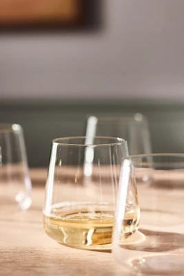 Morgan Stemless Wine Glasses, Set of 4