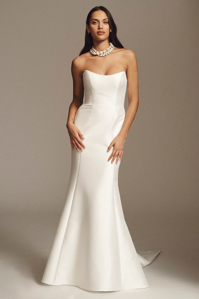 Jenny by Yoo Bellamy Strapless Sheath Gown