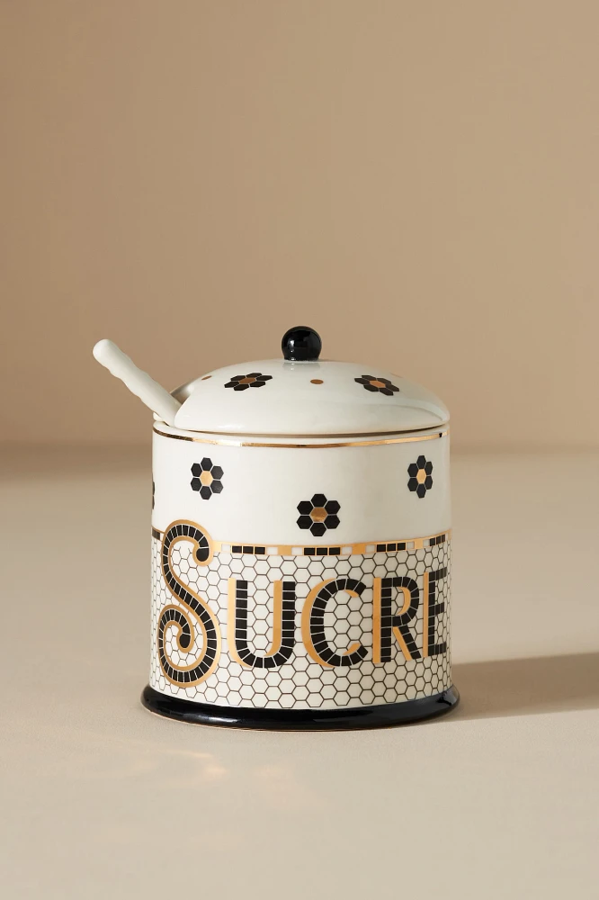 Bistro Tile Sugar Pot