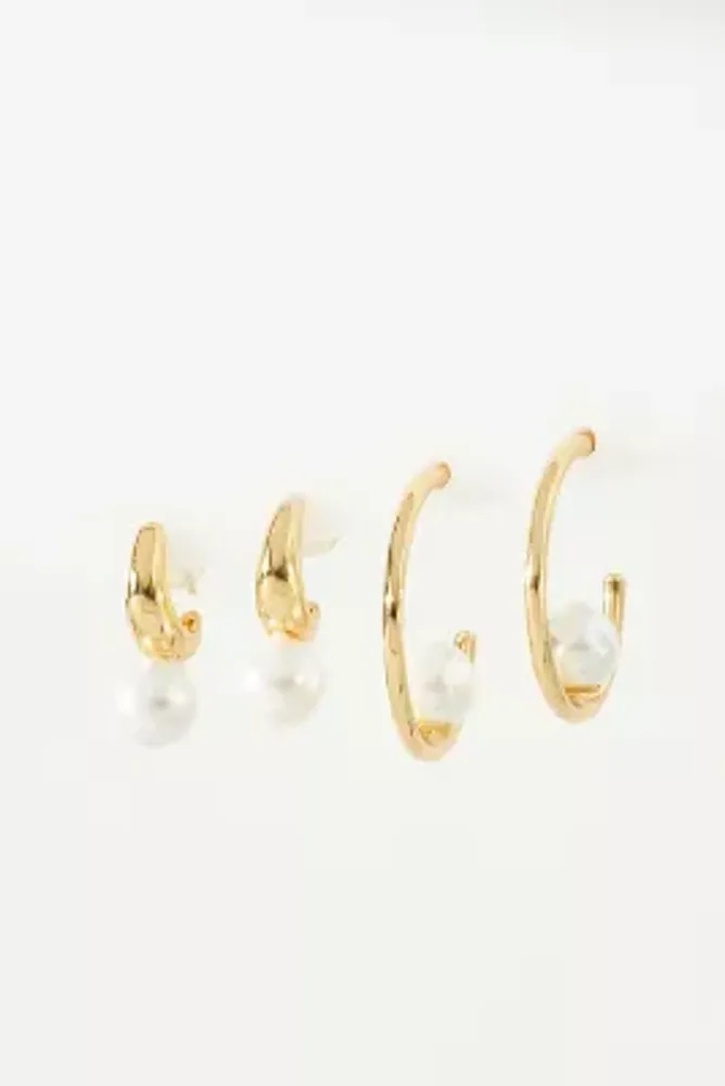 Baby Pearl Earrings, Set of 3