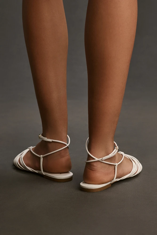 By Anthropologie Strappy Flat Sandals