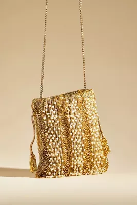 Vintage Beaded Pouch