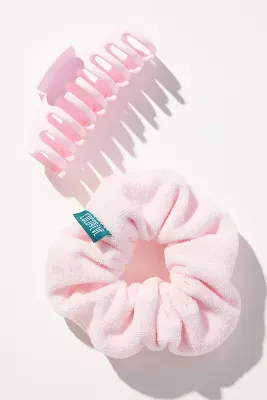 Coco & Eve Towel Scrunchie & Claw Clip