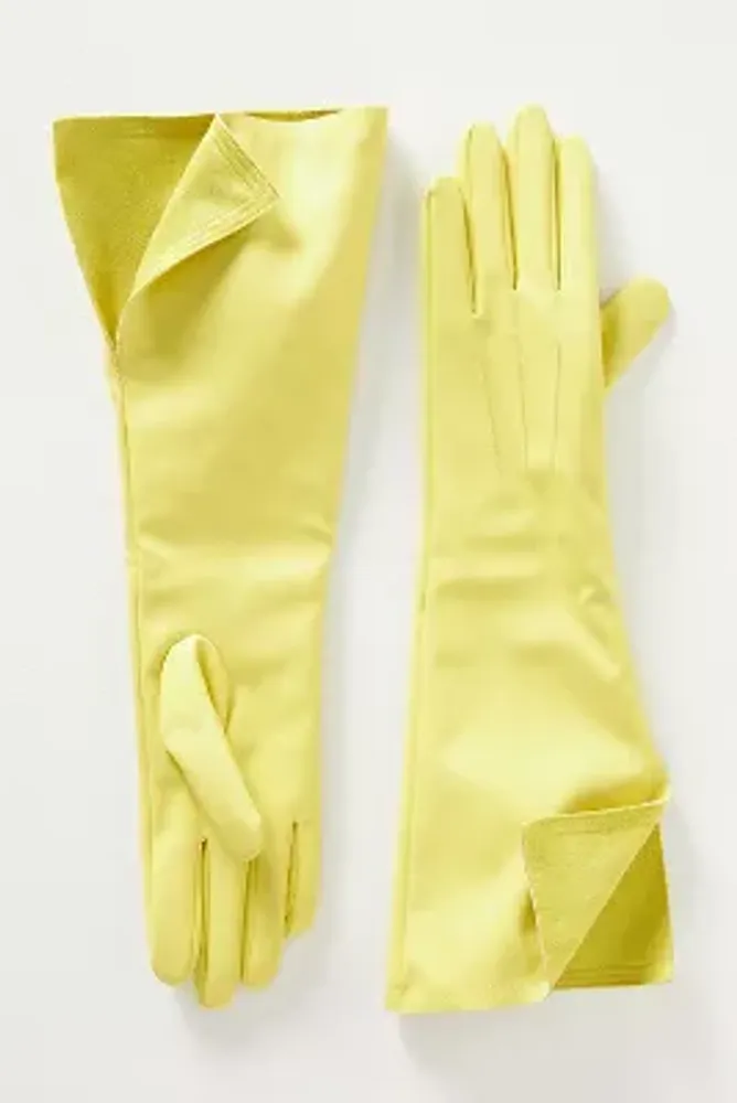 Maeve Oversized Faux Leather Gloves