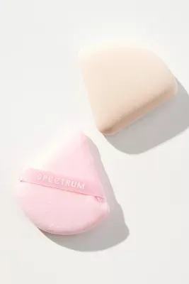 Spectrum Pink Velour and Marble Rubycell Makeup Puff Duo