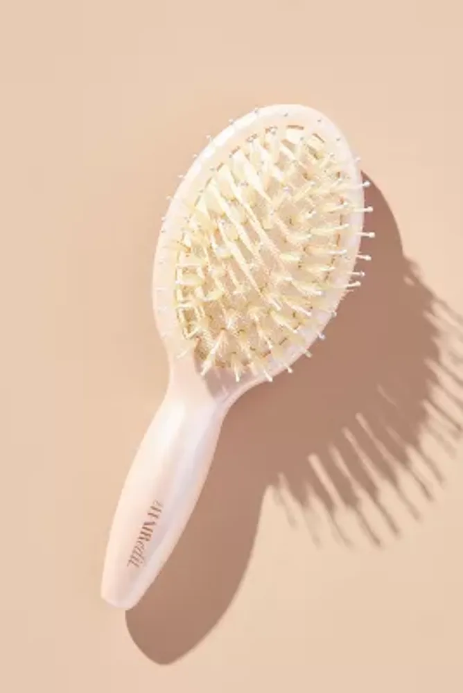 The Hair Edit Pink Pearl Mini Finish & Shine Brush