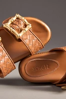 Schutz Enola Woven Slide Sandals