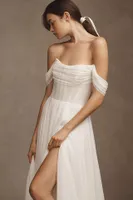 Wtoo by Watters Keala Ruched Corset Wedding Gown