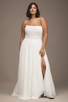 Wtoo by Watters Keala Ruched Corset Wedding Gown