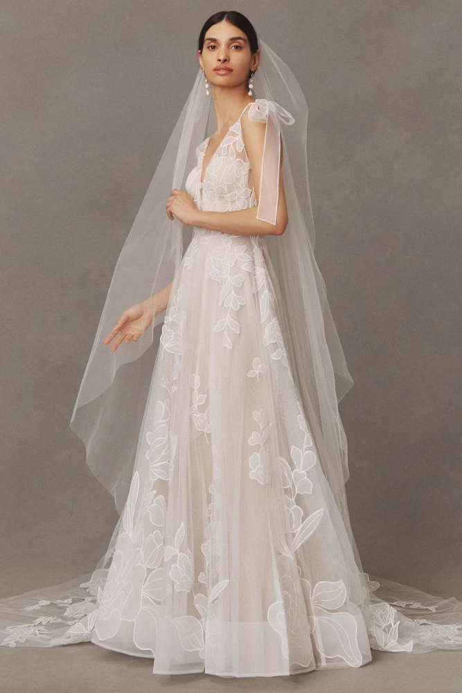 Willowby by Watters Drizzle Floral Wedding Gown