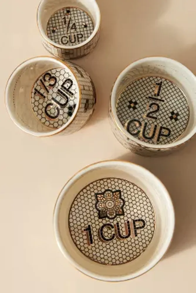 Bistro Tile Measuring Cups, Set of 4