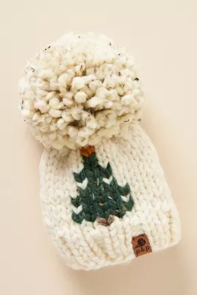 Pine & Poppy Knit Holiday Hat