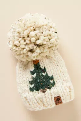 Pine & Poppy Knit Holiday Hat