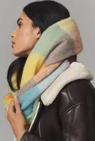 By Anthropologie Check Scarf