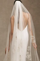 Theia Halo Embroidered Veil