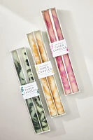 Ananda Handpainted Taper Candles, Set of 2