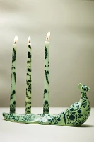 Ananda Handpainted Taper Candles, Set of 2