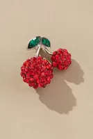 Cherry Brooches, Set of 2