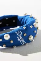 Lele Sadoughi Dodgers Embellished Headband
