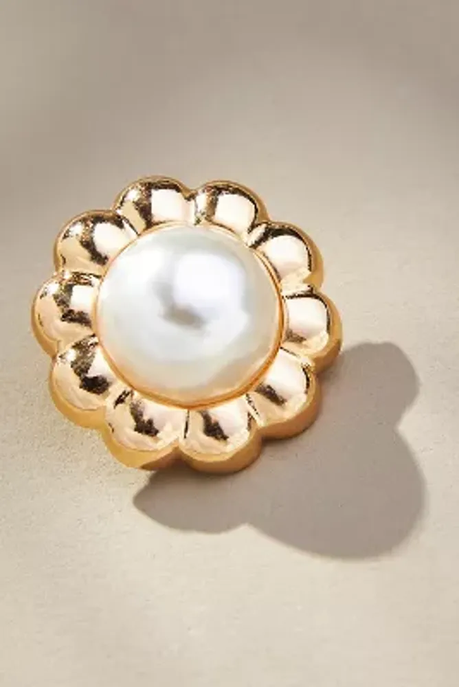 The Restored Vintage Collection: Halo Pearl Earrings