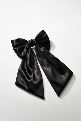 Satin Bow Barrette