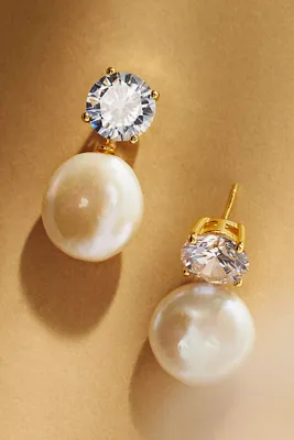 Shashi Cleo Pearl Earrings