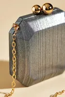 Mini Metallic Hard Case Clutch