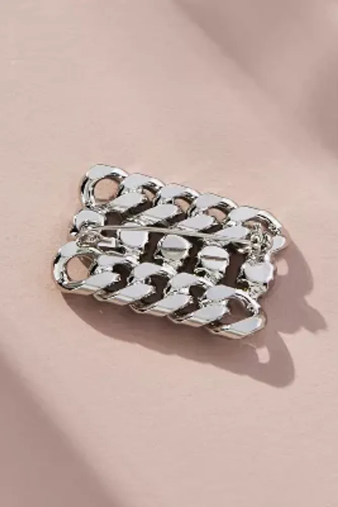 The Restored Vintage Collection: Crystal Bar Chain Brooch