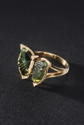 Luna Skye Tourmaline Butterfly Ring