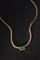 Luna Skye Emerald Necklace