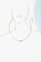 Luna Skye Emerald Necklace