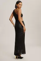 Delfi Collective Sequin Solie One-Shoulder Dress