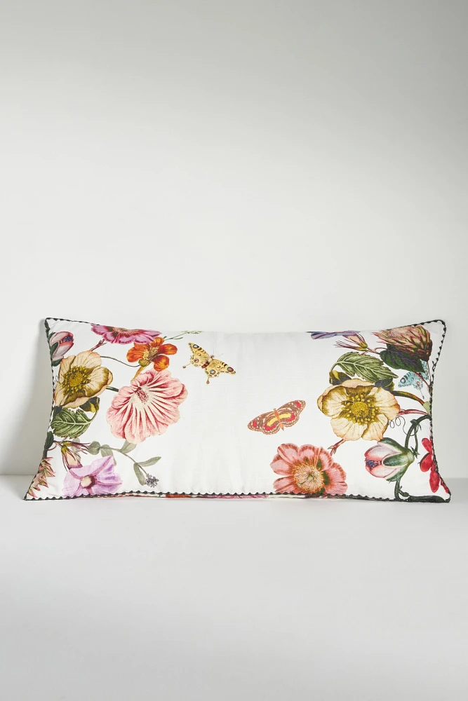 Rowena Linen Floral Pillow