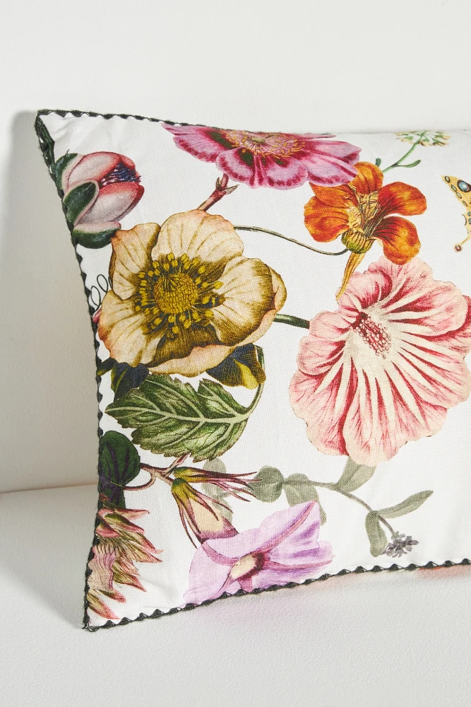 Rowena Floral Linen Pillow