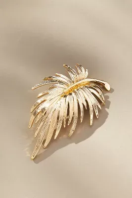 The Restored Vintage Collection: Feathered Leaf Brooch