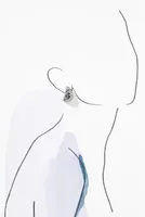 The Petra Embellished Mini Drop Earrings