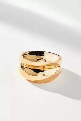 Double Stack Modern Ring