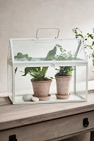 White Rectangular Greenhouse