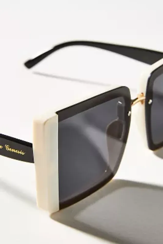 Eyeking Square Colorblock Sunglasses