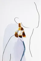Pearl Resin XL Drop Earrings